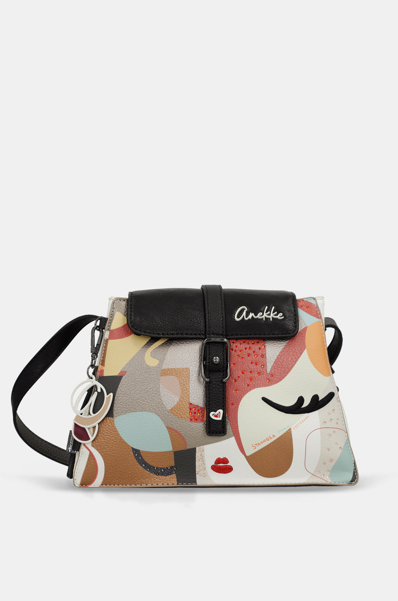 Crossbody bag Eikon with flap