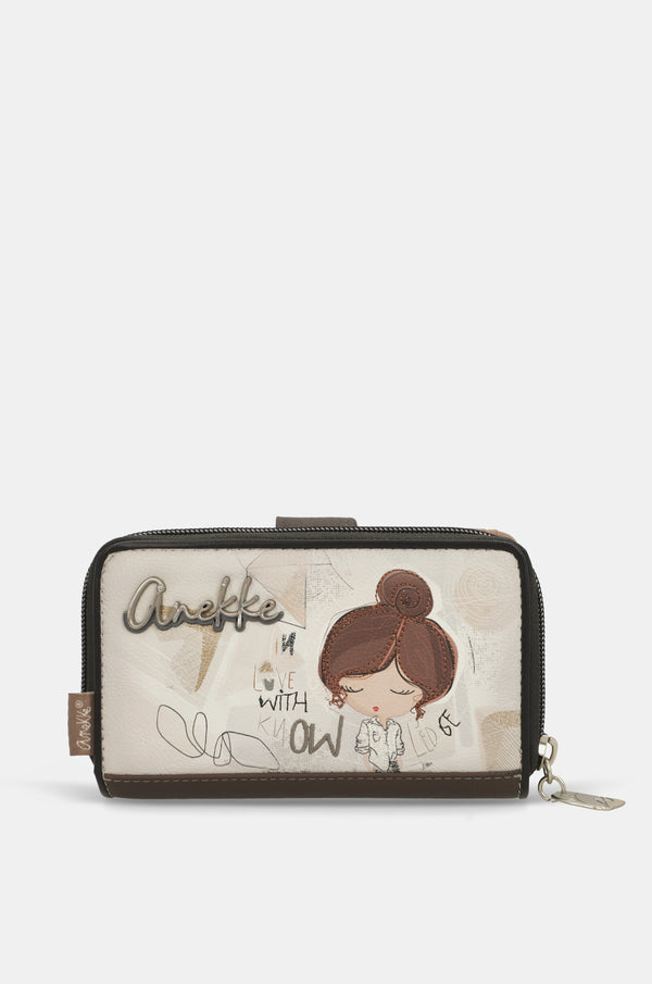 Medium rigid RFID wallet Sophia