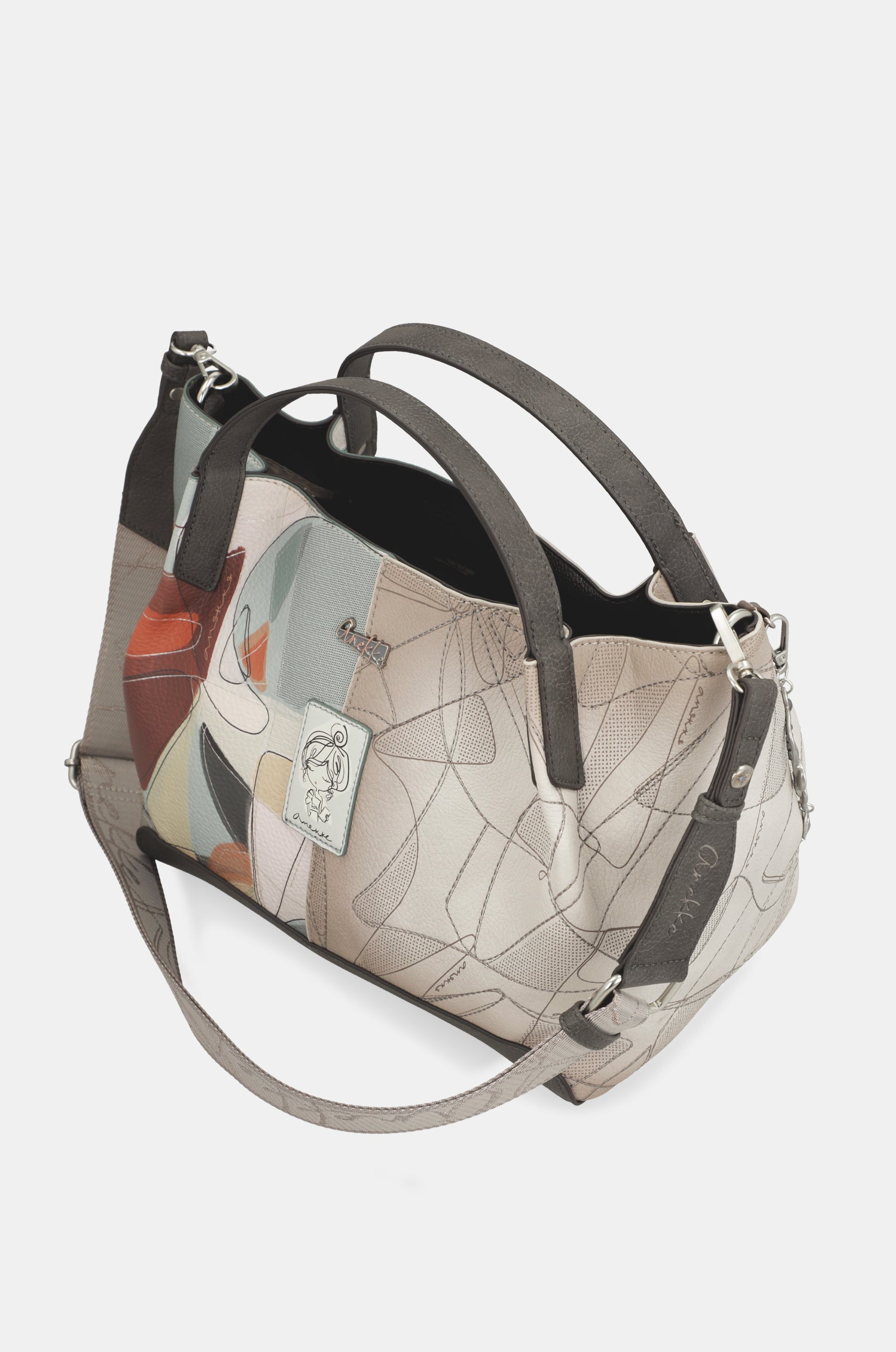 Short-handle bag and crossbody bag Auralis