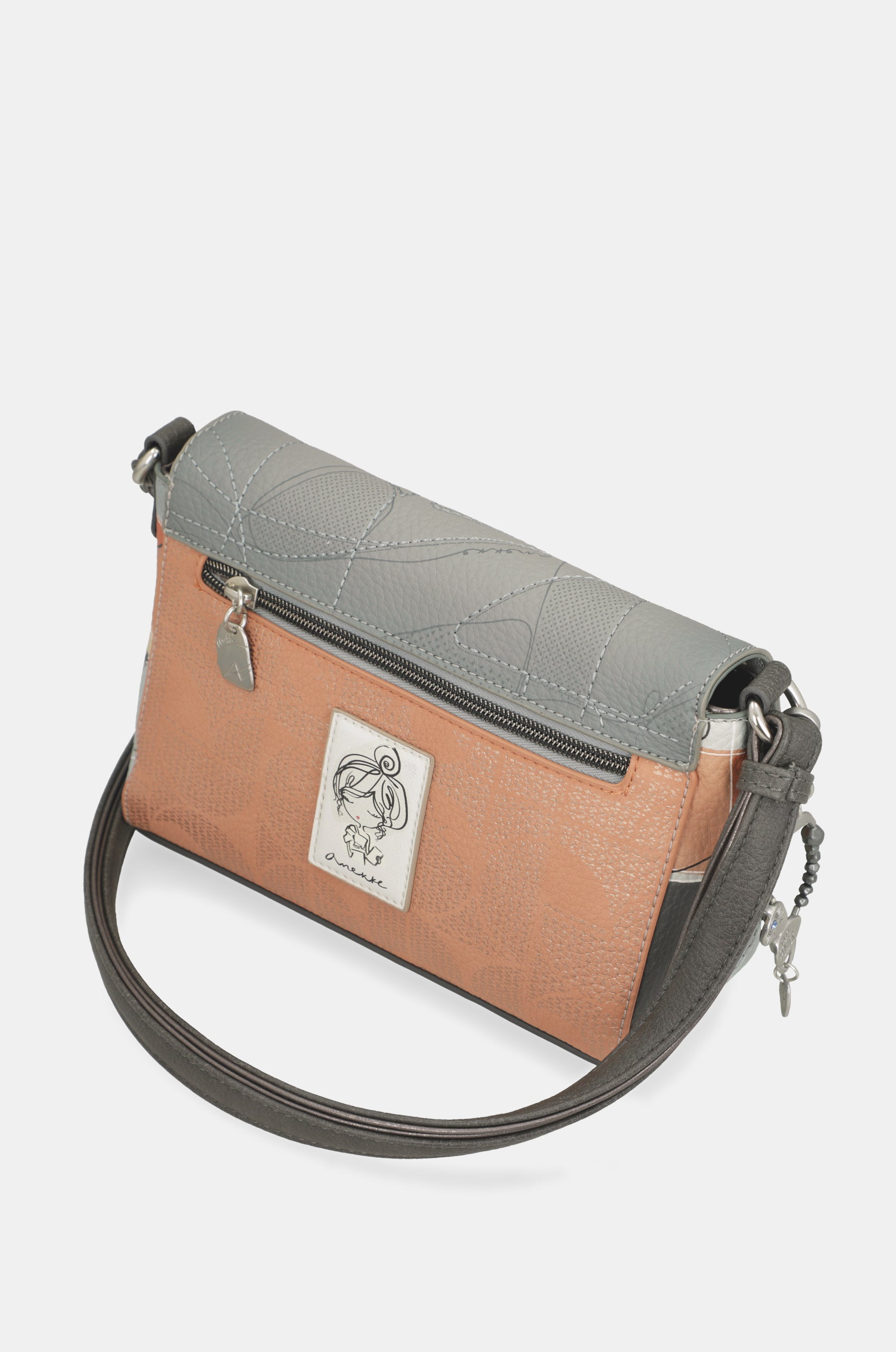 Crossbody bag Auralis with flap