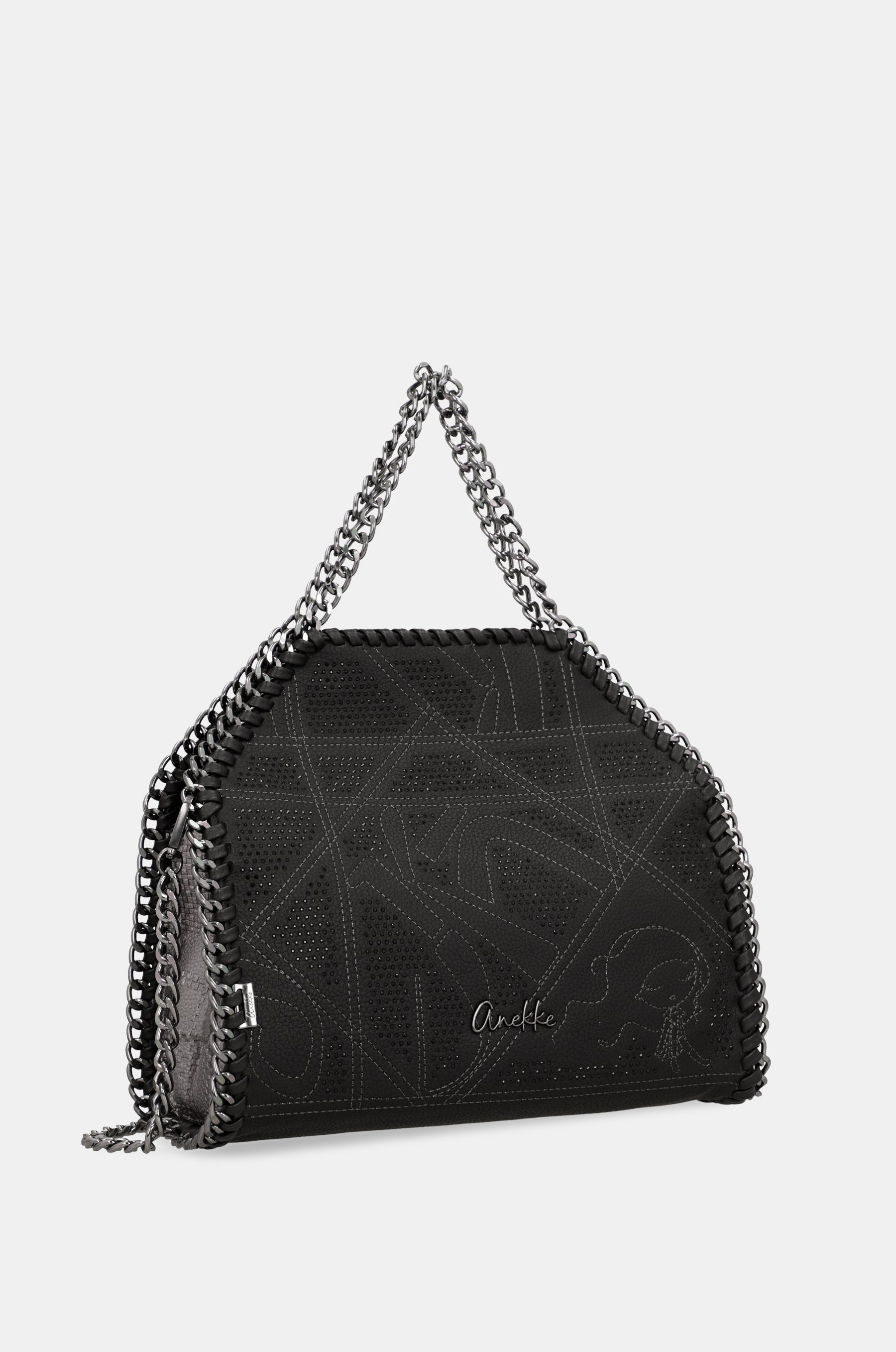 Shoulder bag Iron with metal handle