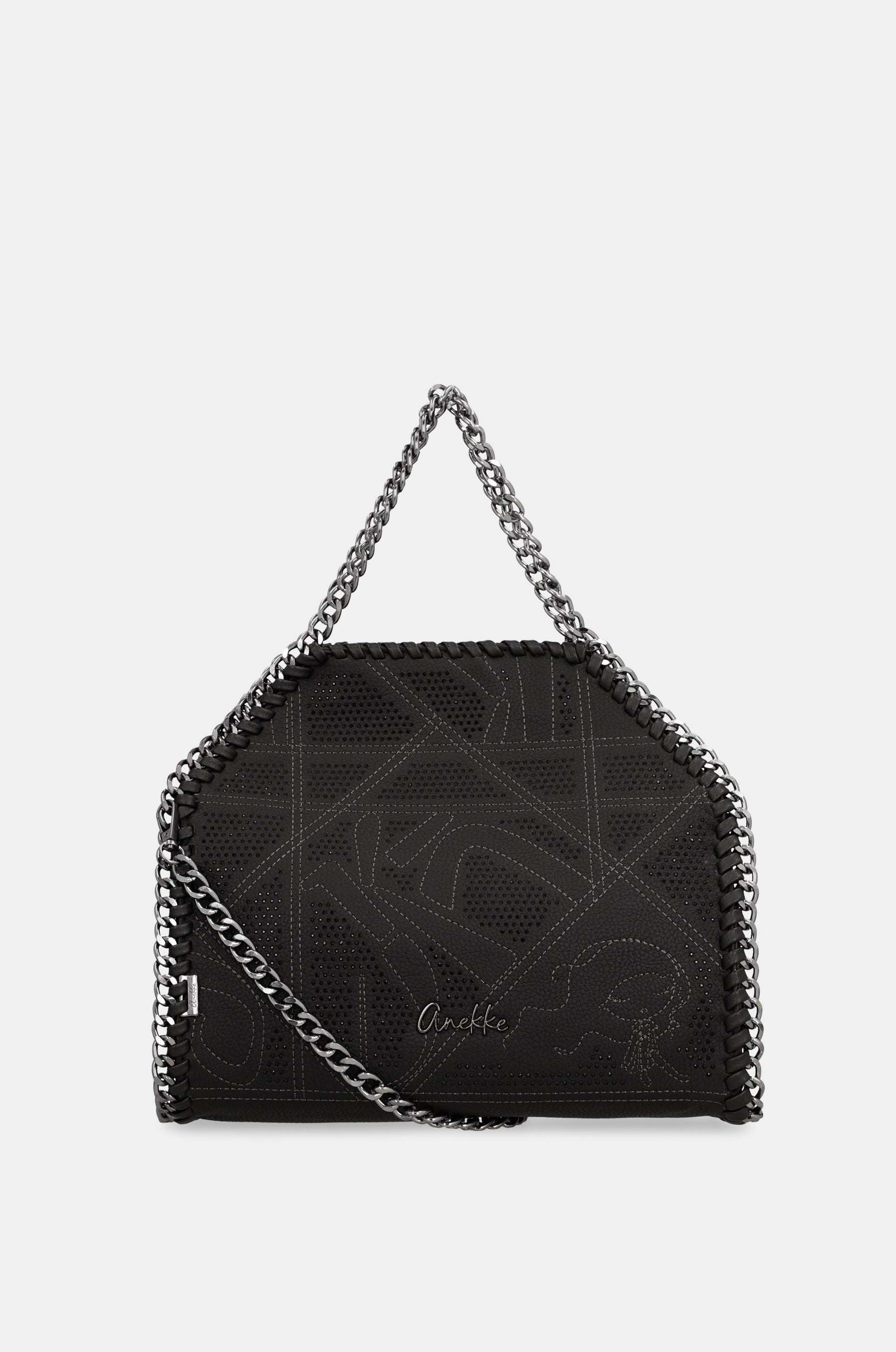Shoulder bag Iron with metal handle
