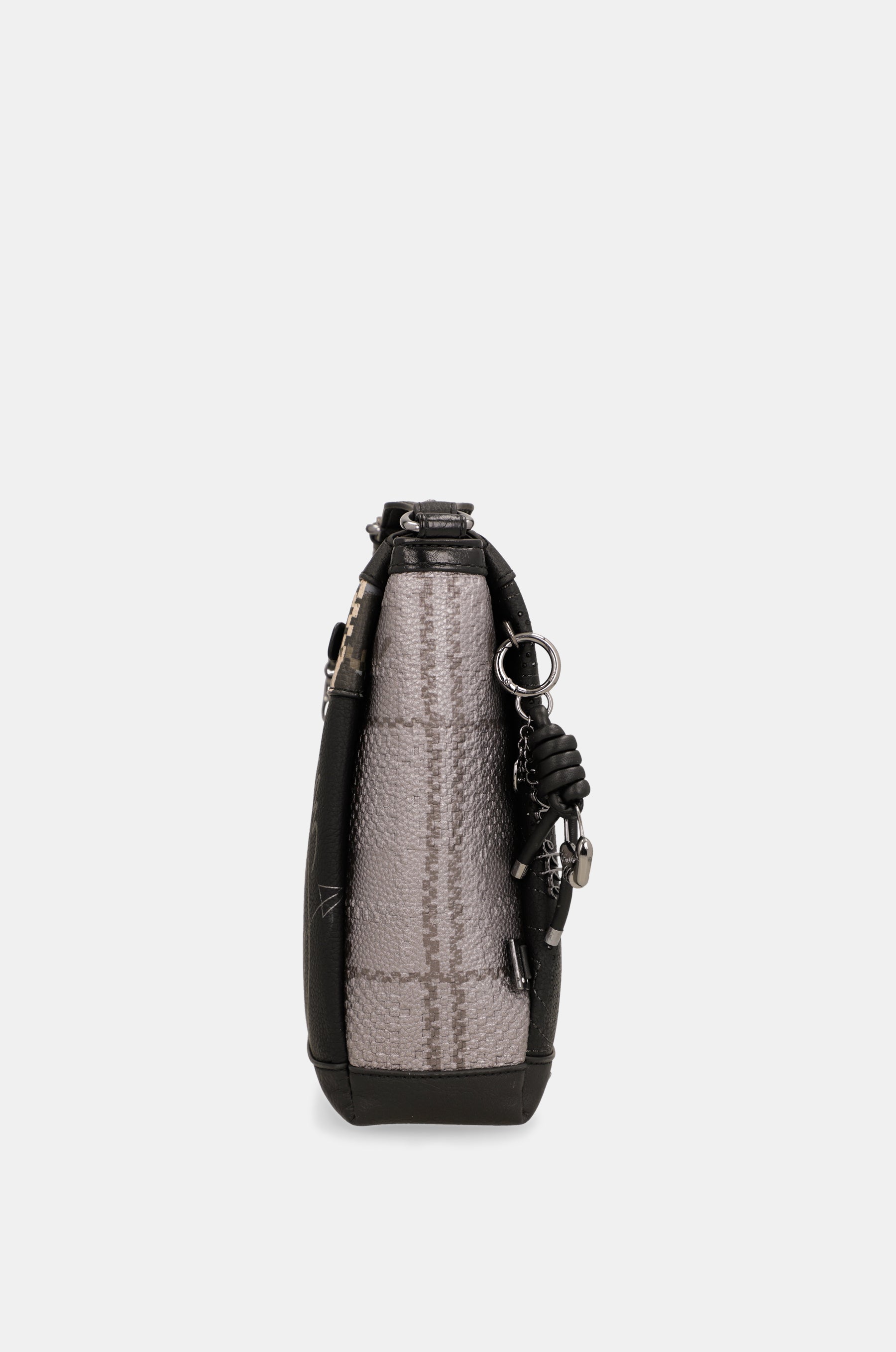 3-compartment crossbody bag Iron