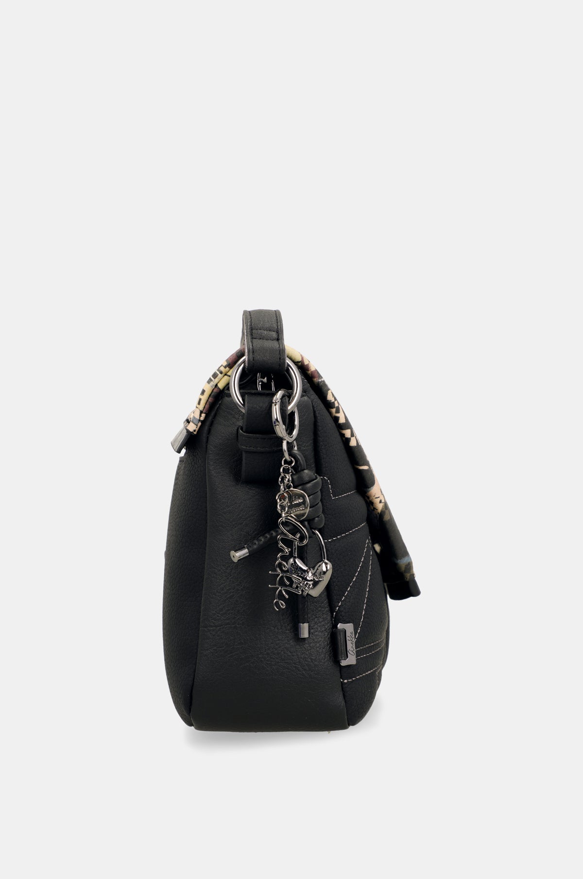 Crossbody bag Iron with flap