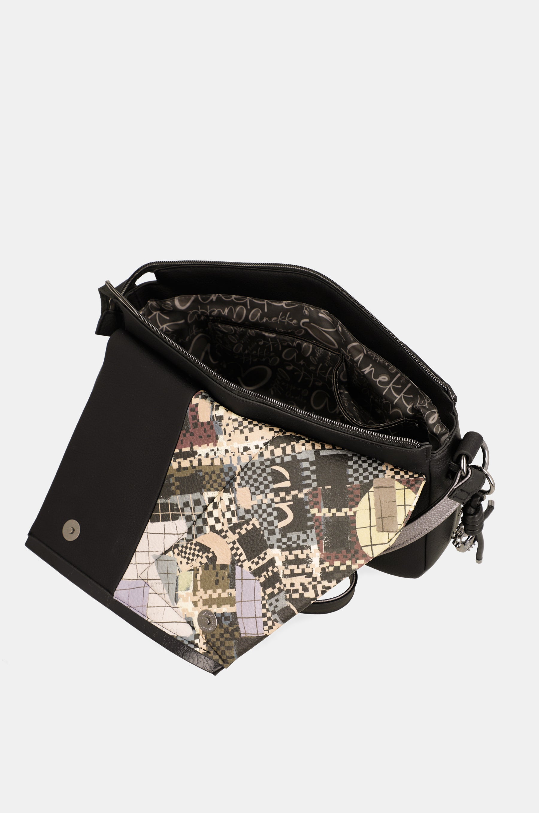 Crossbody bag Iron with flap
