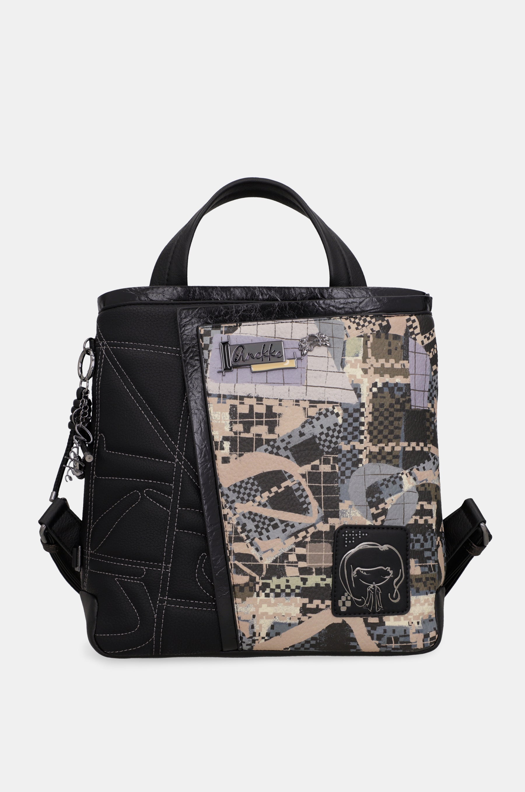 Square backpack Iron