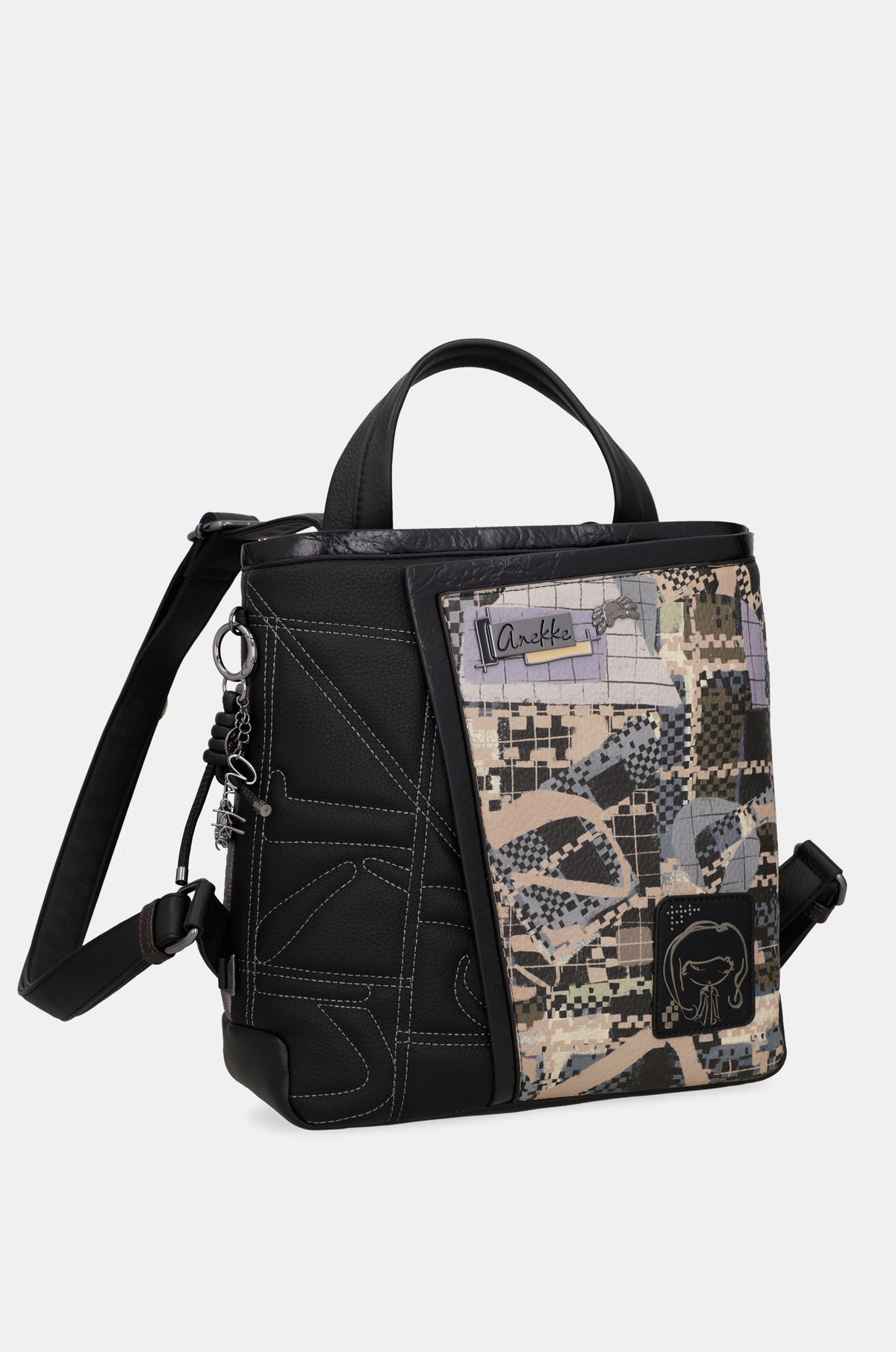 Square backpack Iron