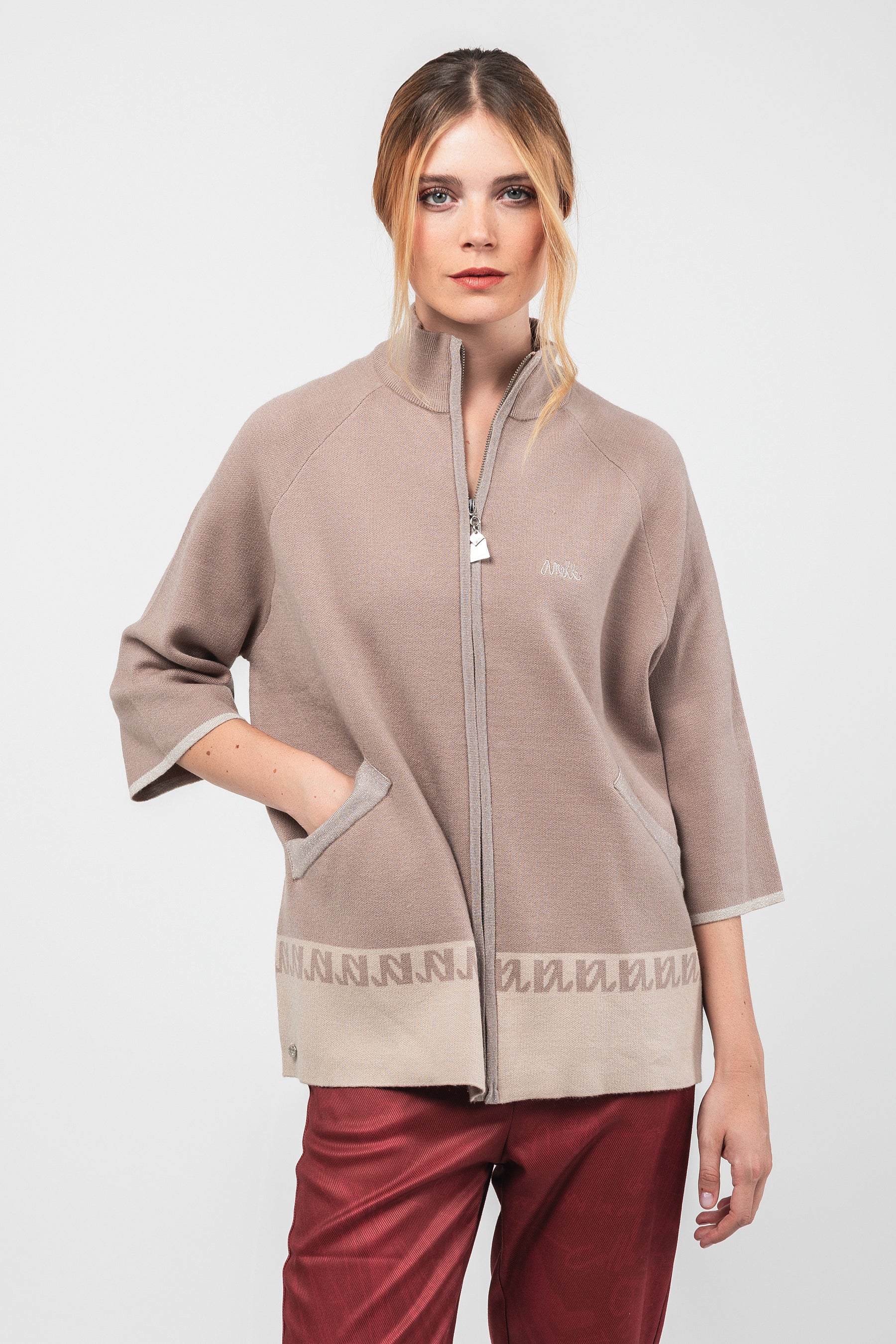 Taupe cardigan