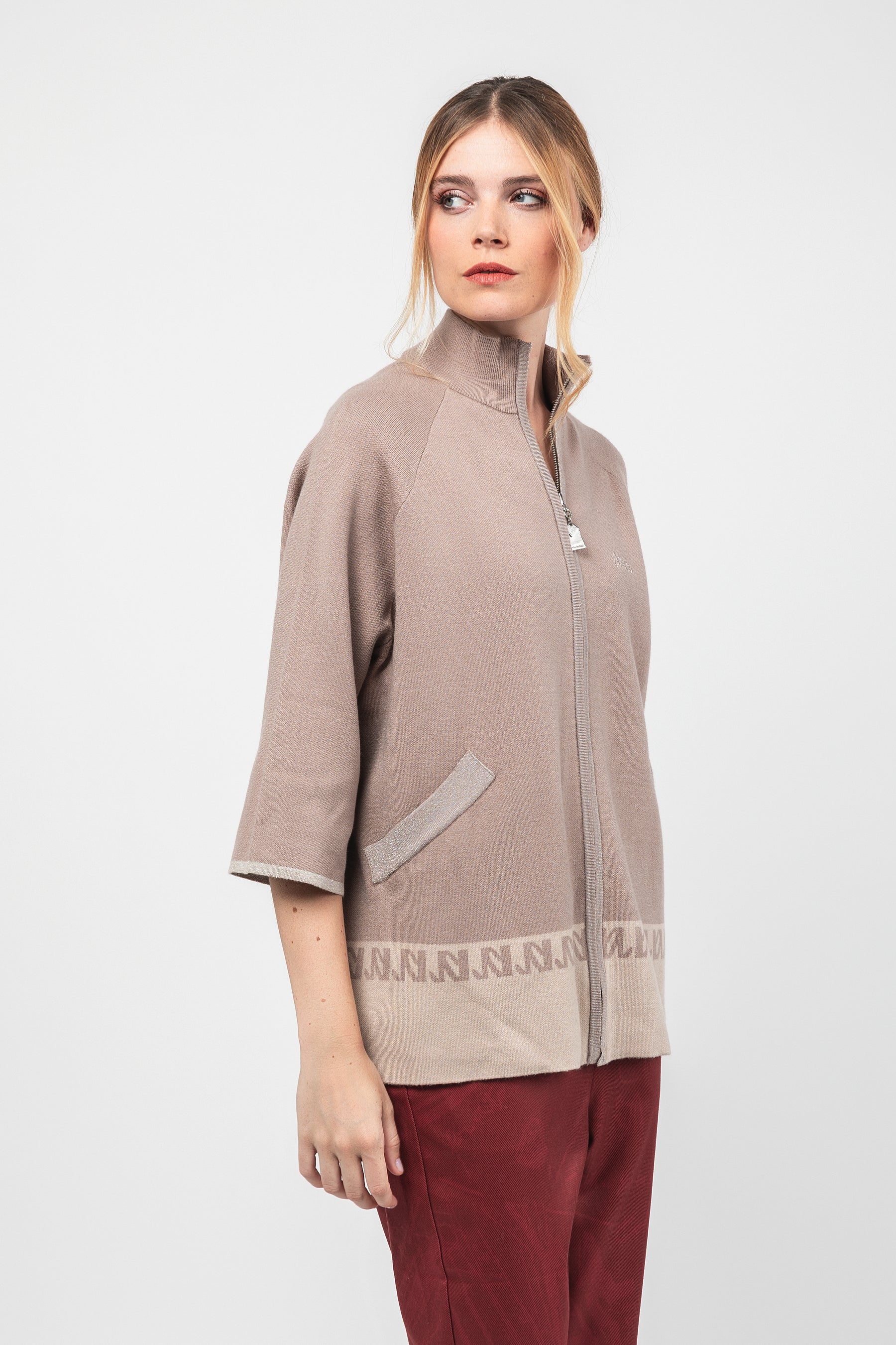 Taupe cardigan