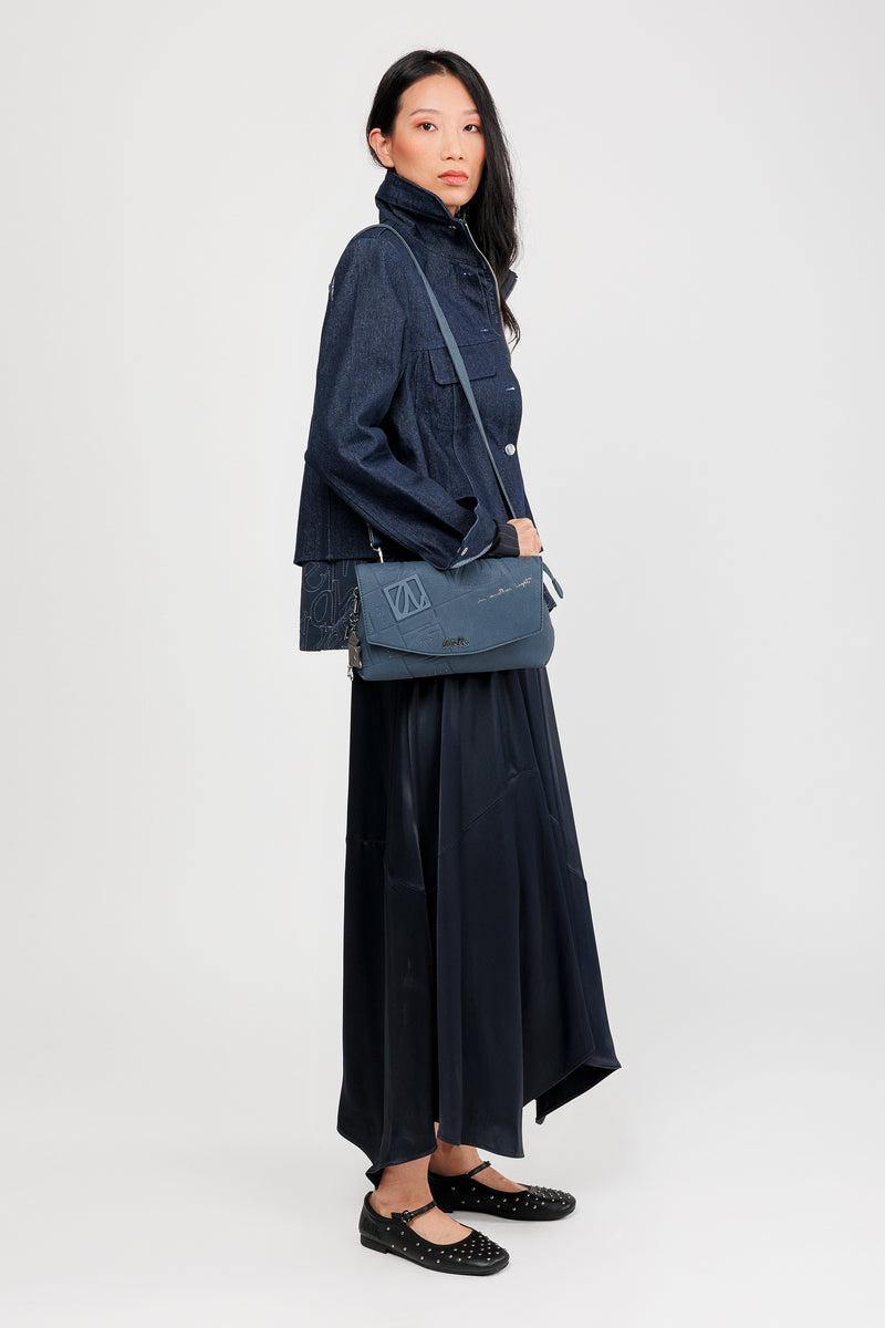 Evolution crossbody bag with flap