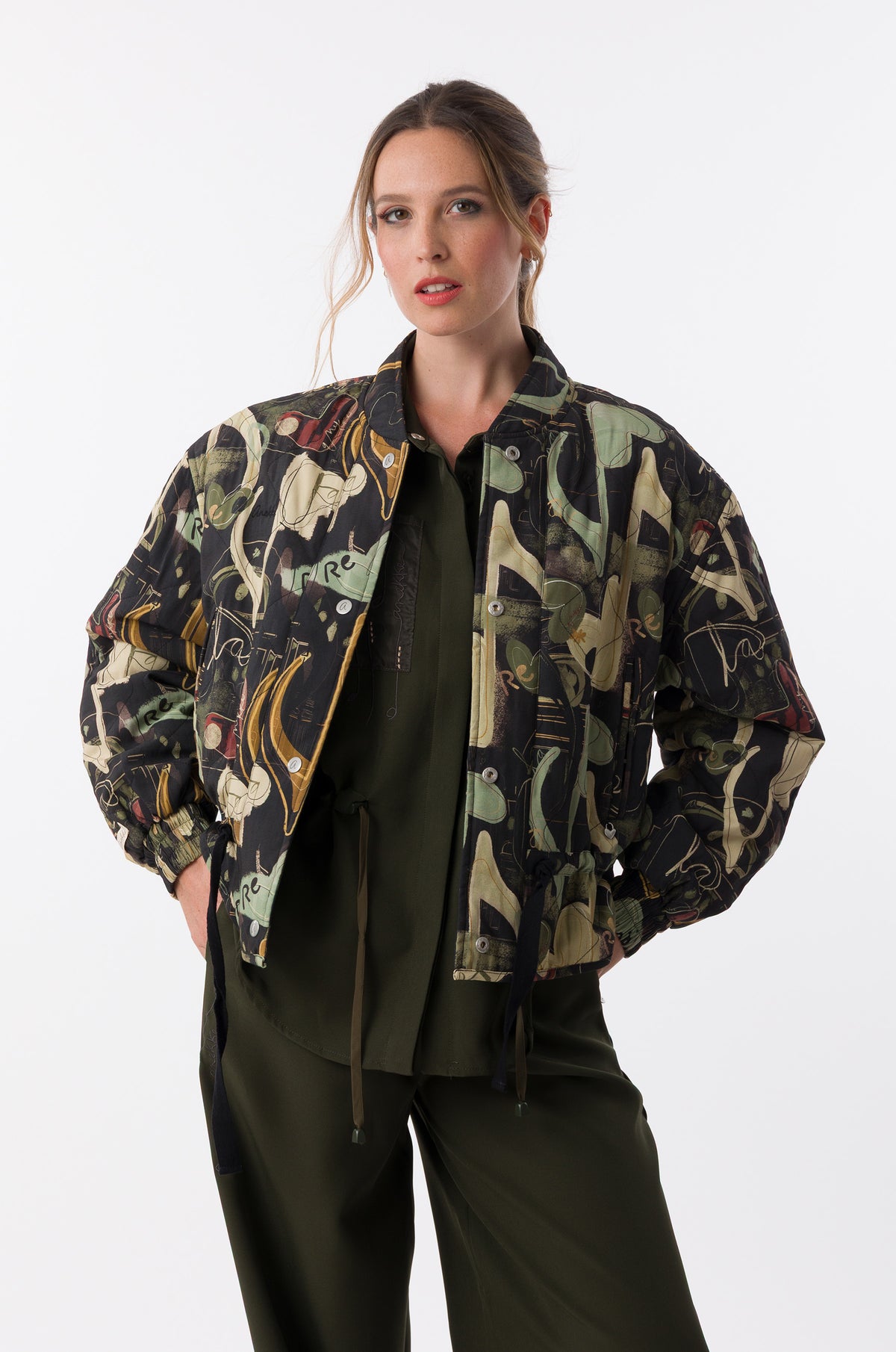 Reversible printed jacket Anekke