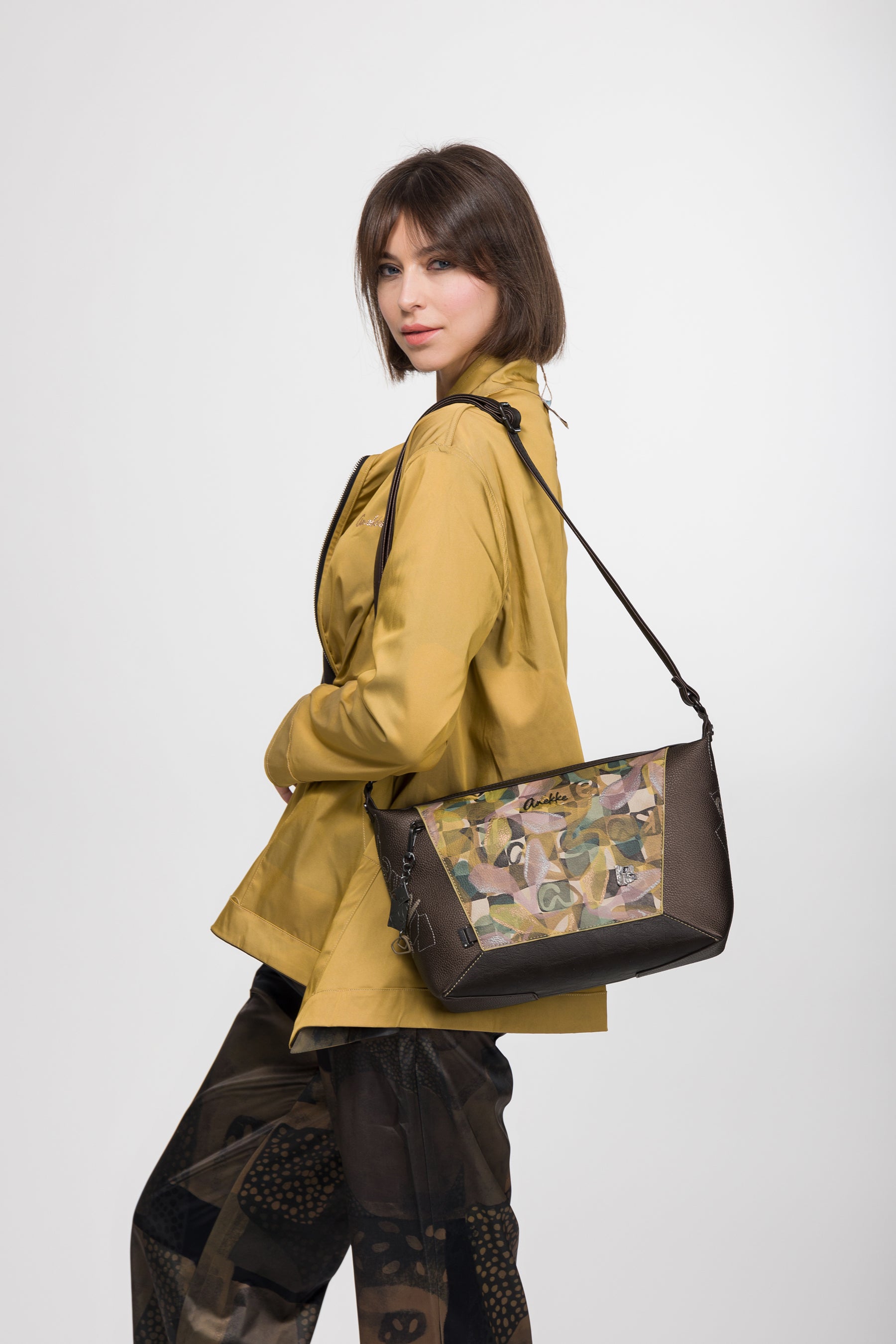 Printed crossbody bag Bloom