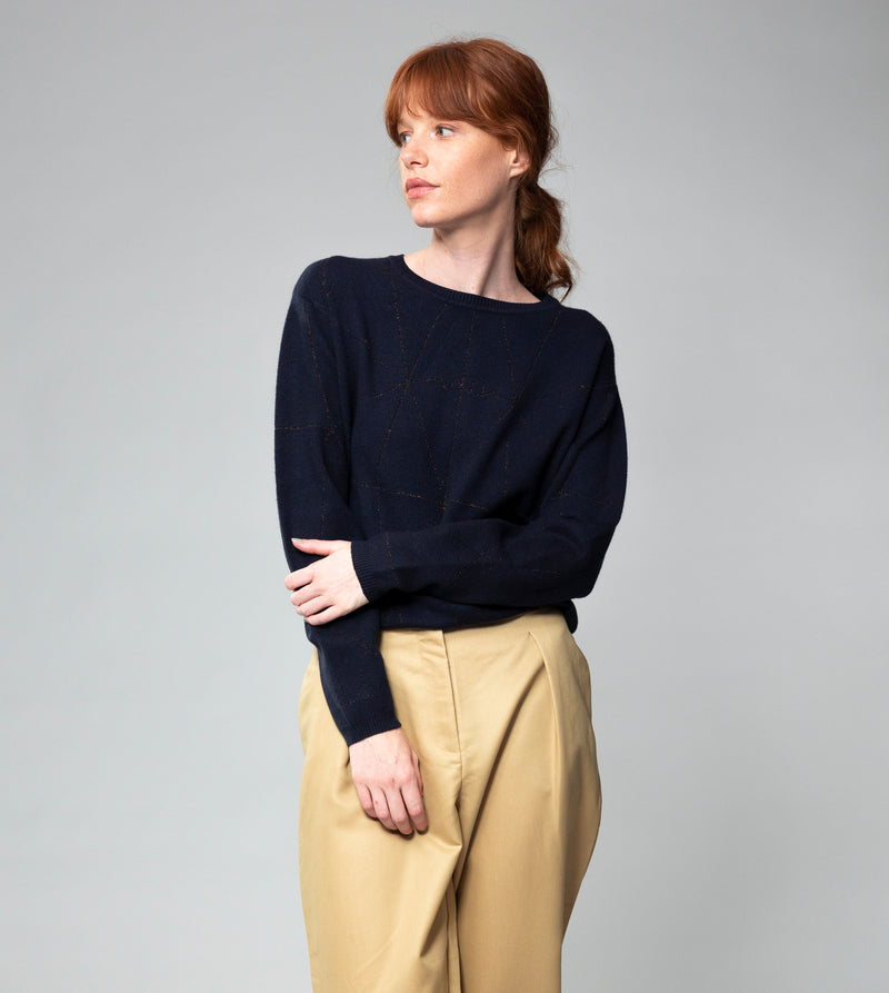 Navy Blue Shōen Sweater