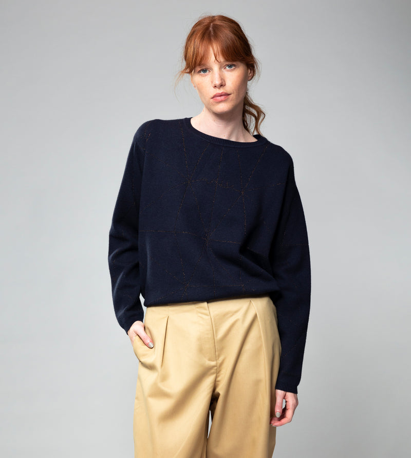 Navy Blue Shōen Sweater