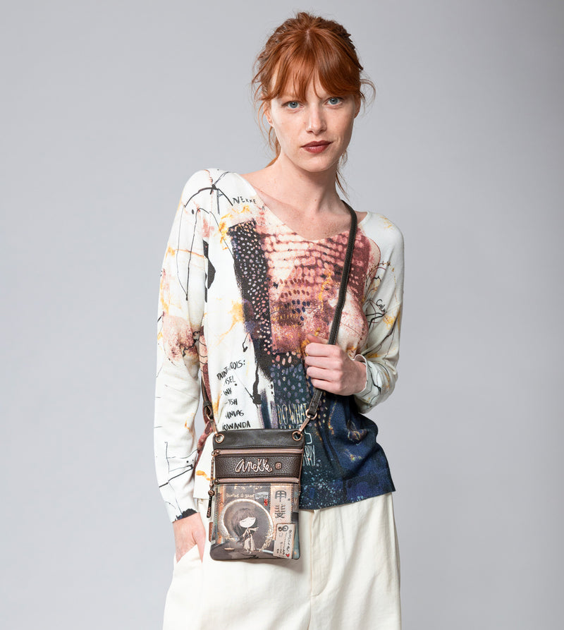 Shōen brown shoulder bag