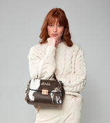 Nature Shodō brown flap bag