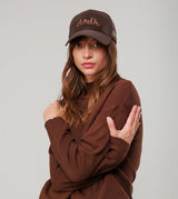 Brown cap