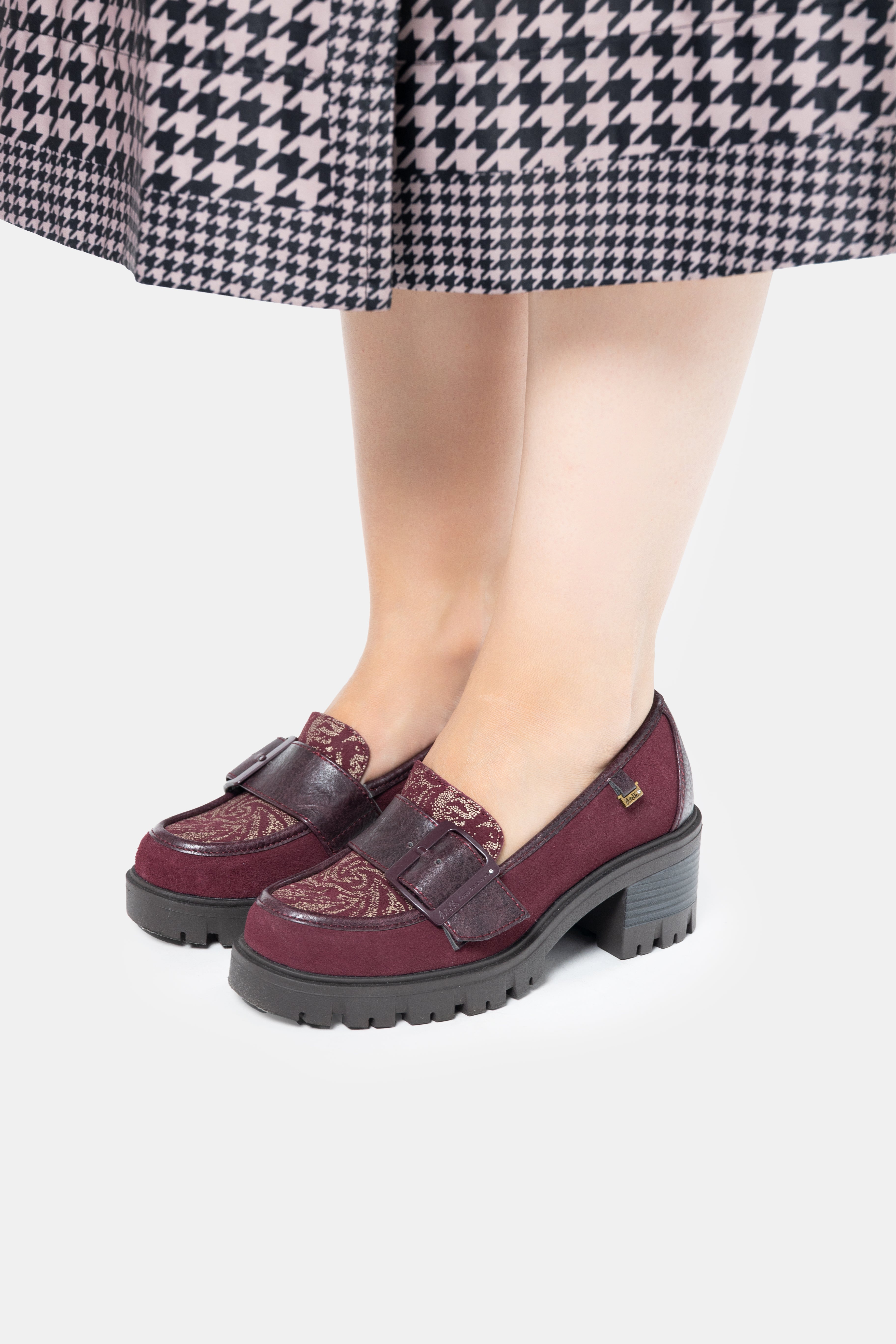 Burgundy loafers