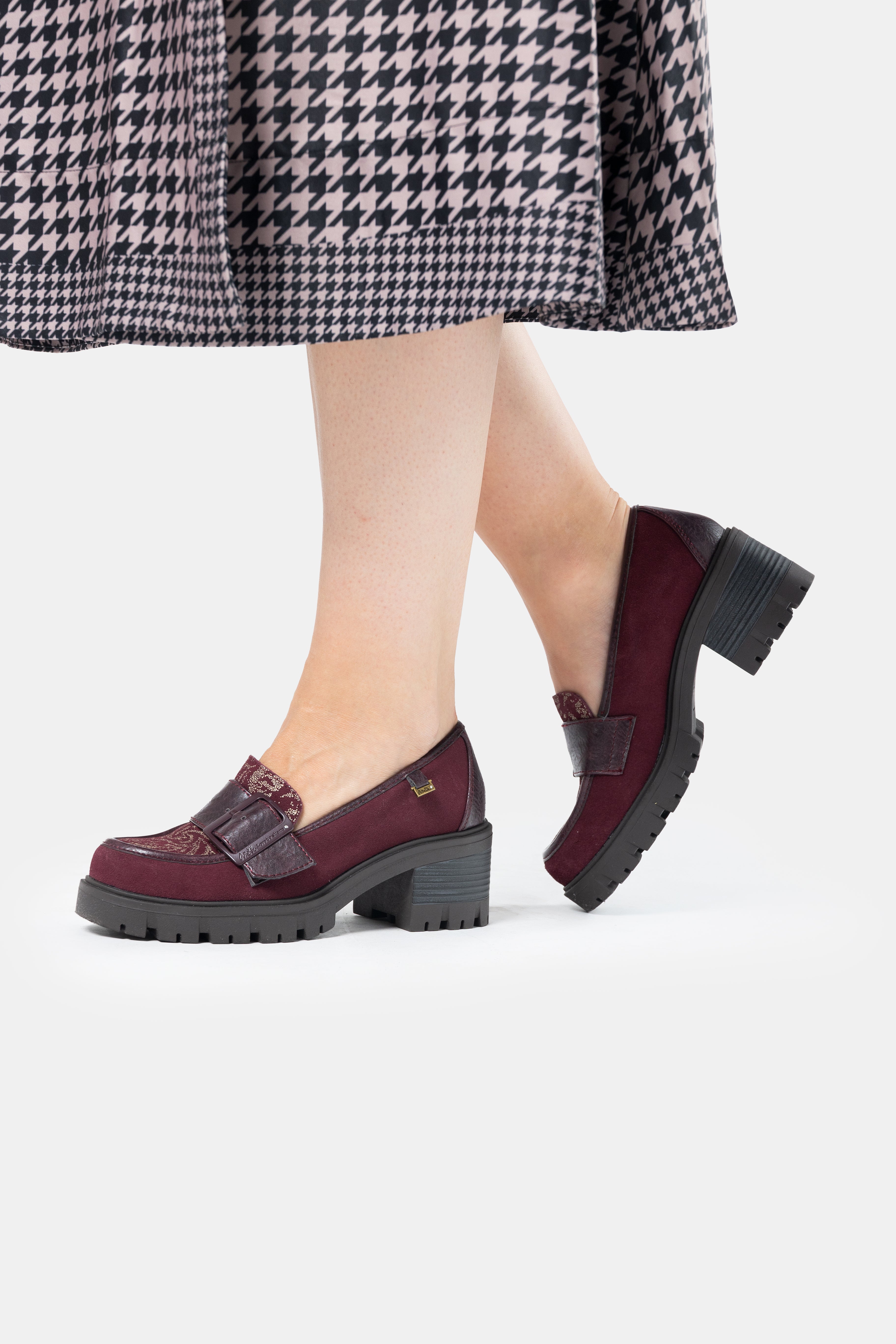 Burgundy loafers