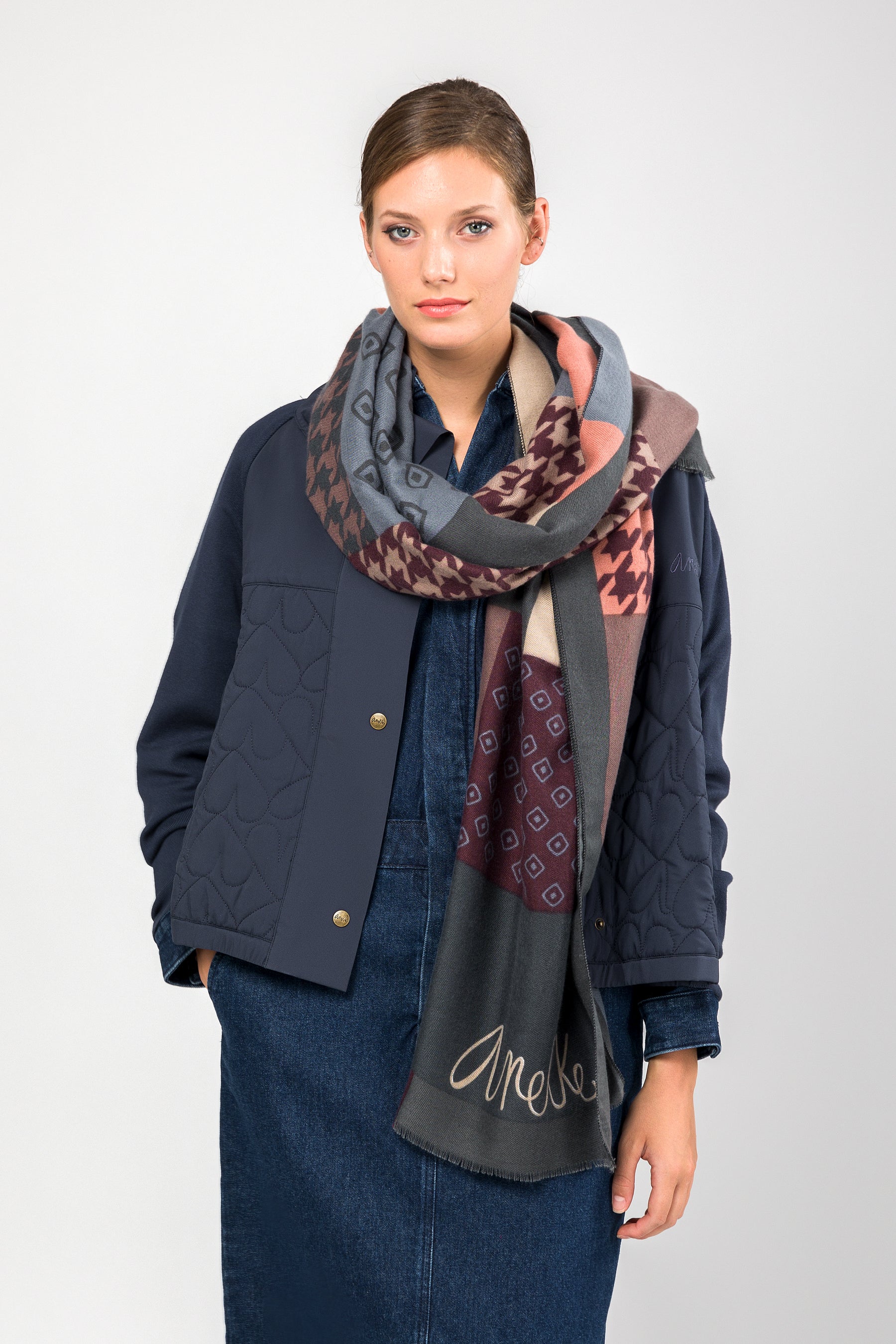 Printed pashmina