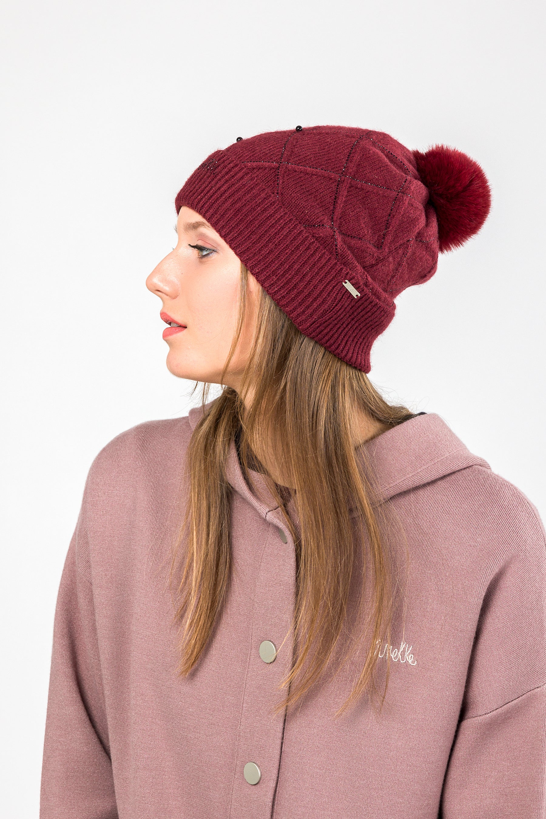Mademoiselle knitted beanie
