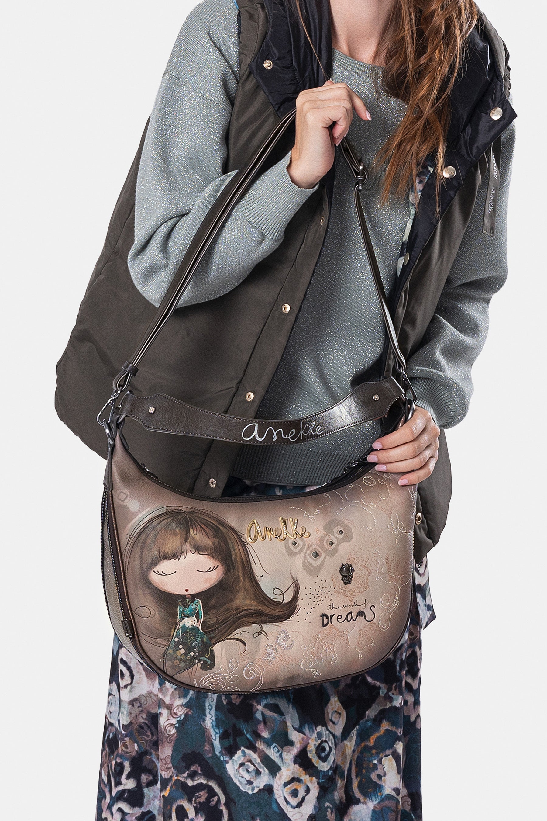 Real shoulder bag