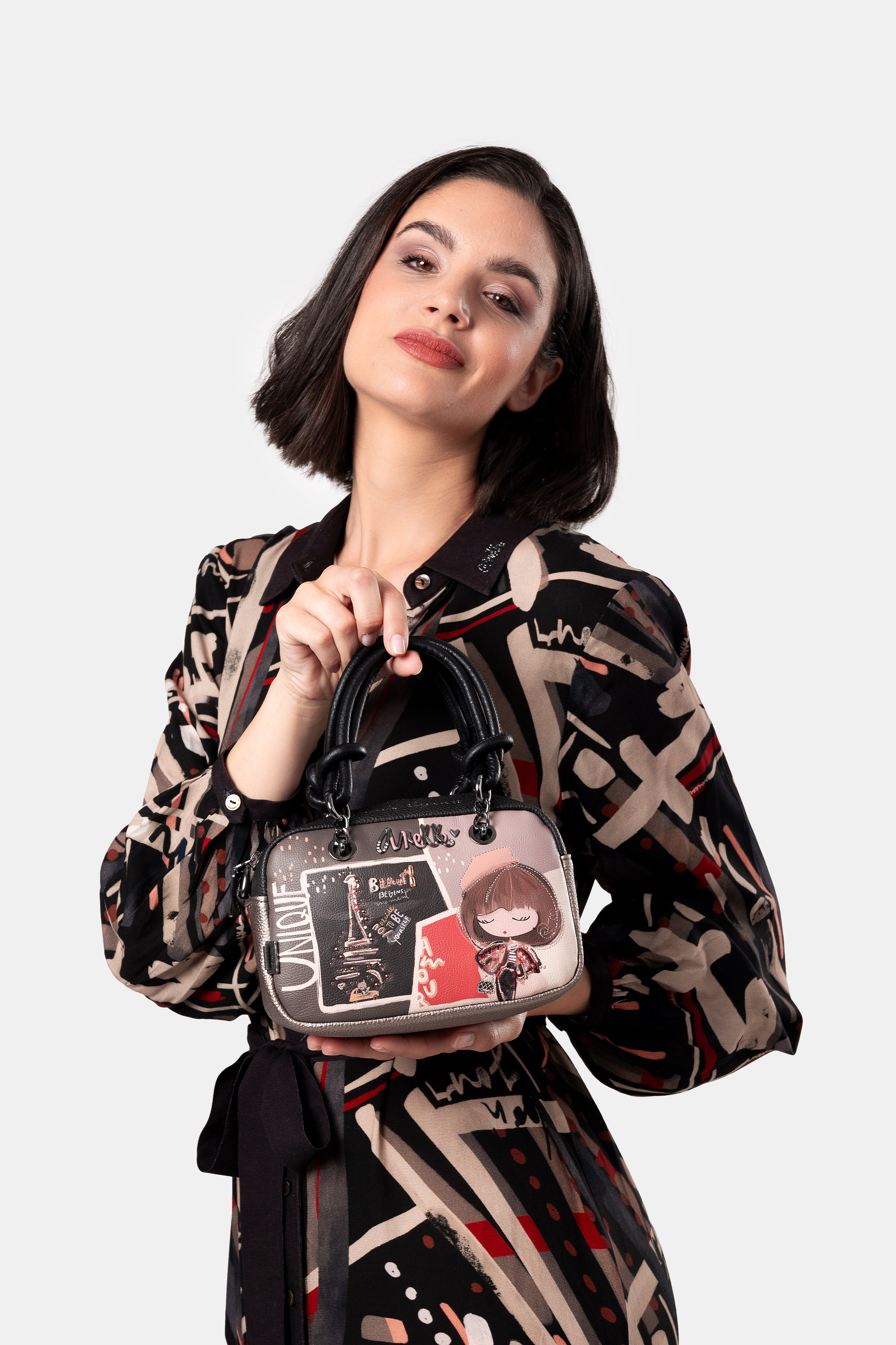 Mademoiselle small handbag with shoulder strap