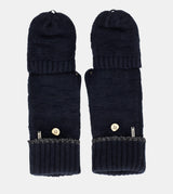 Navy mittens