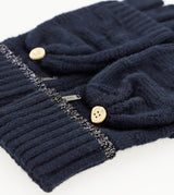 Navy mittens