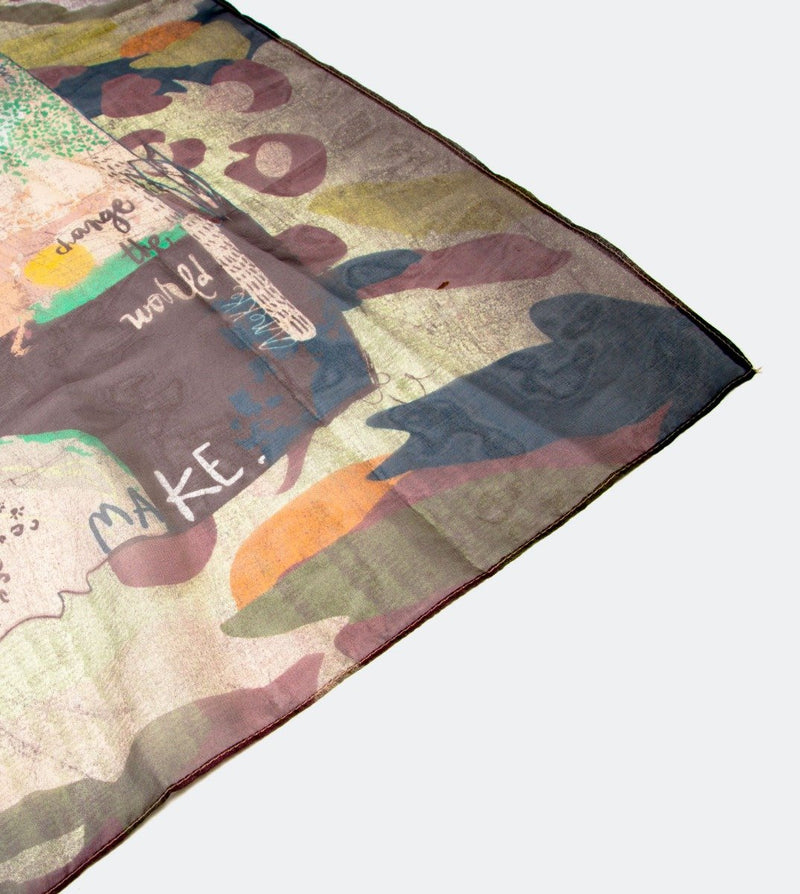 Jungle print scarf