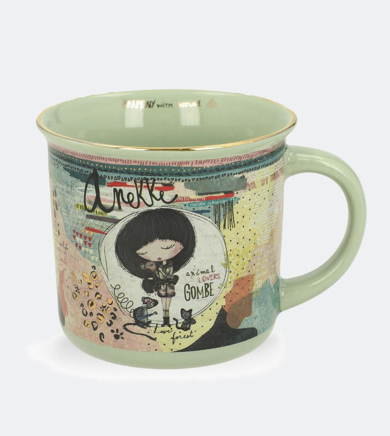 Nature porcelain cup
