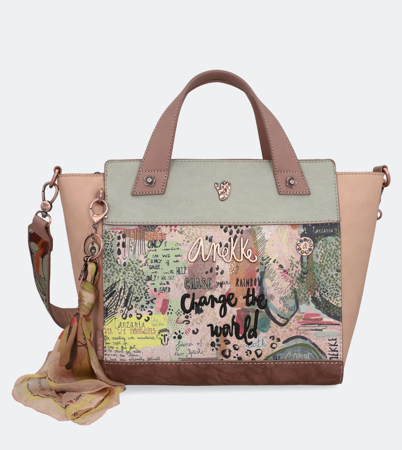Forest bowling bag with handles