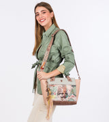 Forest bowling bag with handles