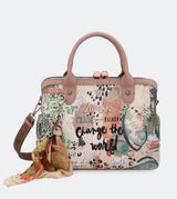 Forest kiss lock handbag