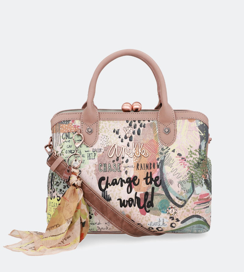 Forest kiss lock handbag