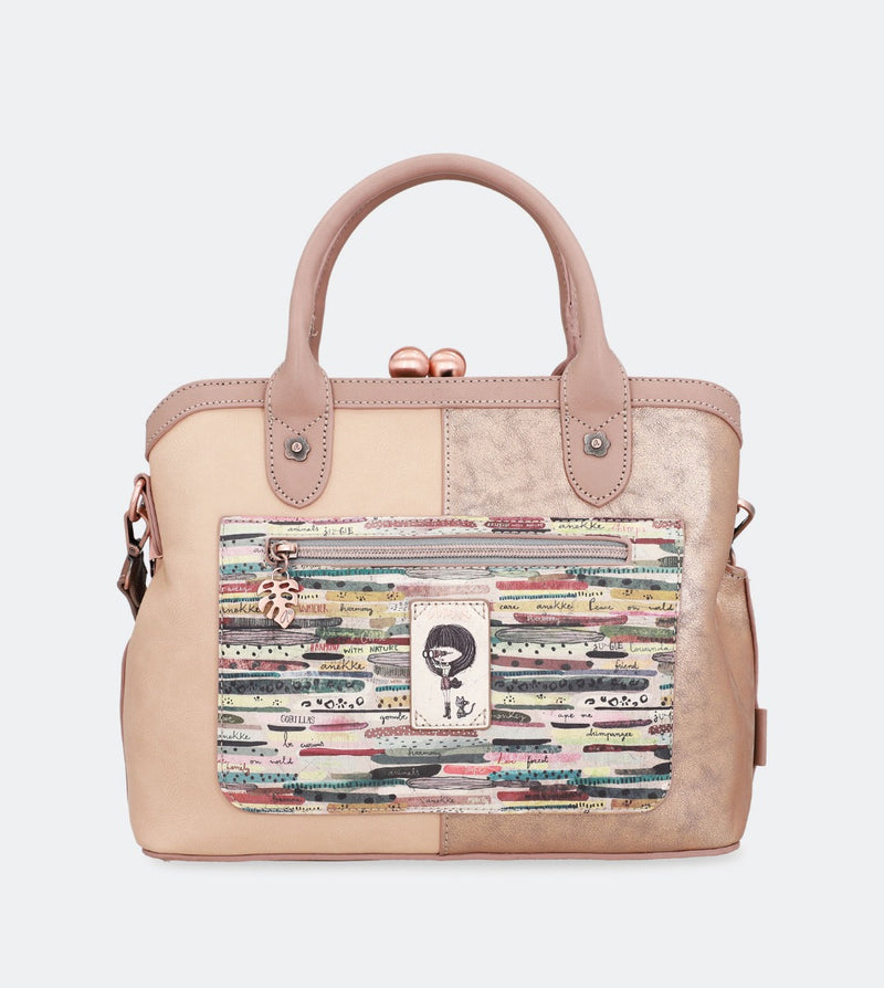Forest kiss lock handbag