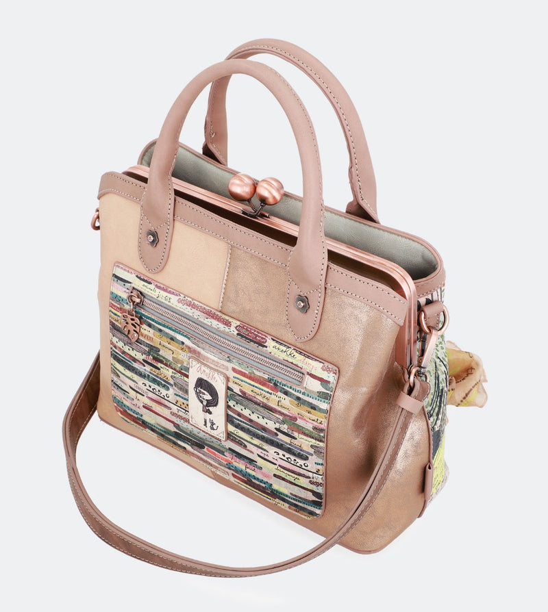 Forest kiss lock handbag