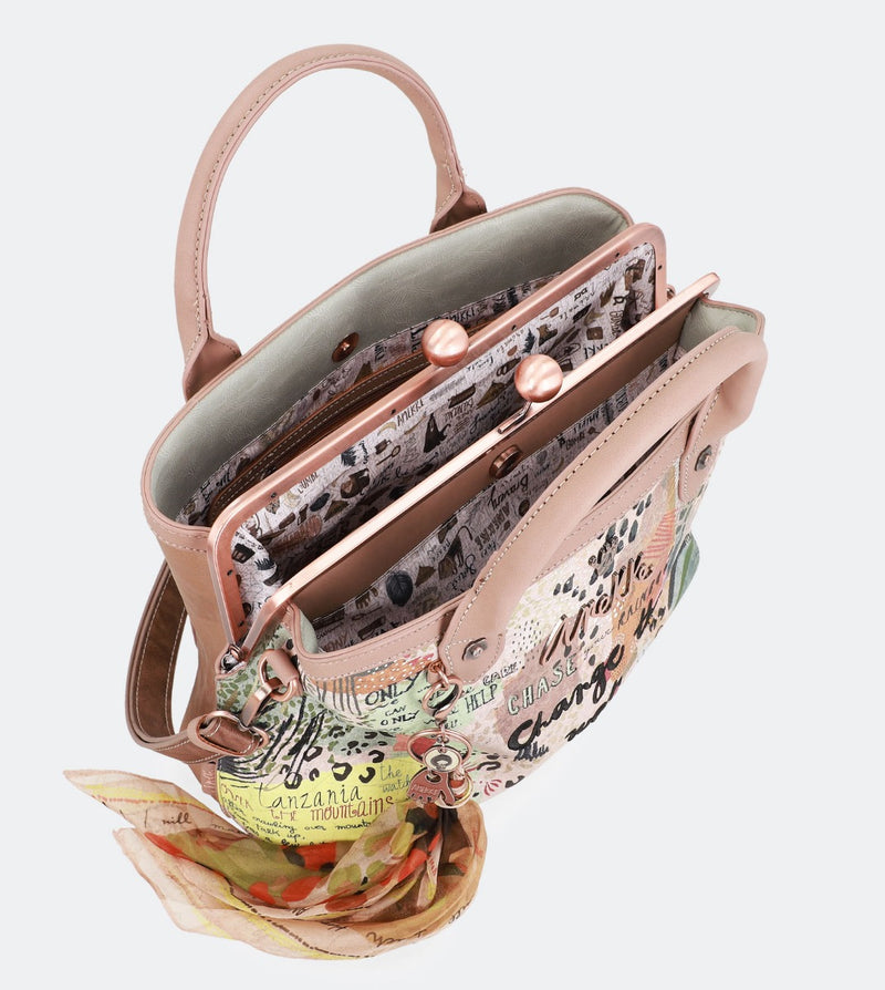 Forest kiss lock handbag