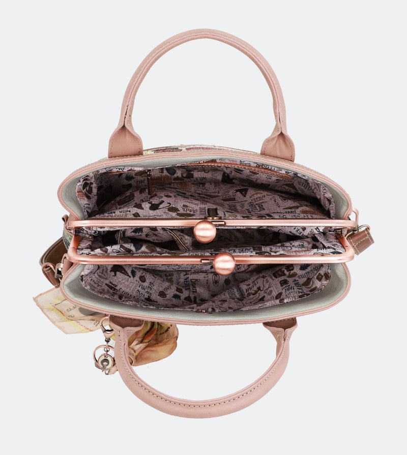 Forest kiss lock handbag