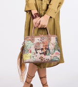 Forest kiss lock handbag