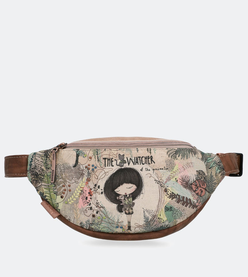 Jungle printed bumbag