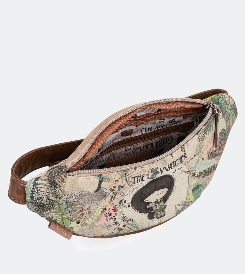 Jungle printed bumbag