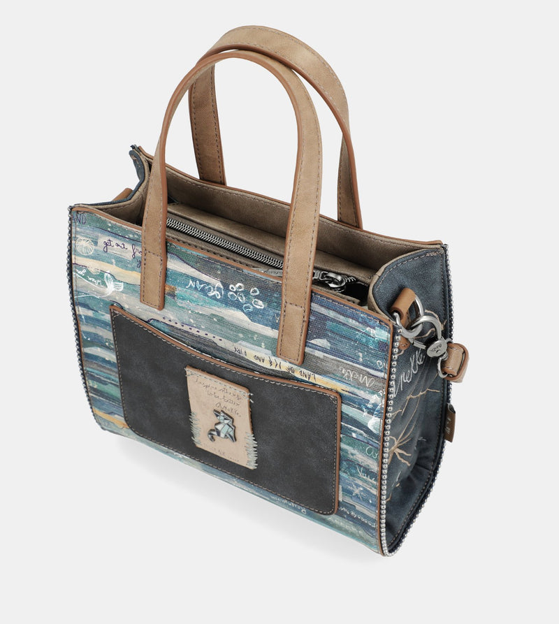 Iceland handbag with short handles