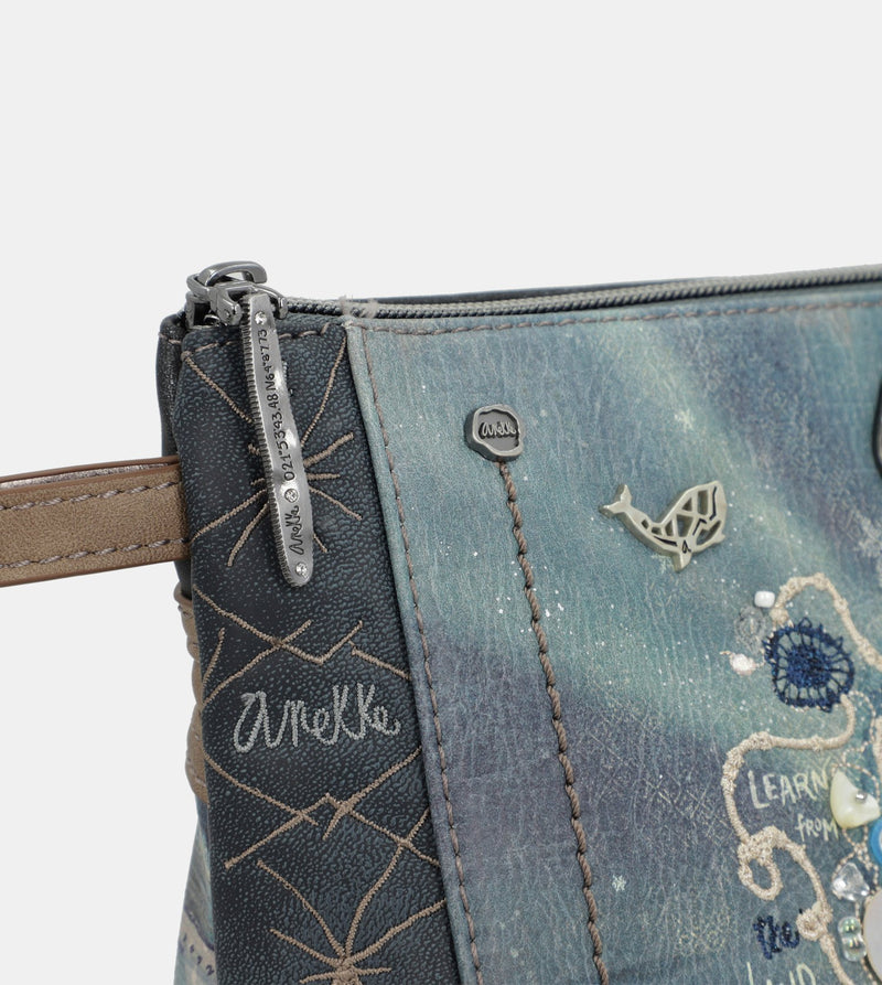 Iceland toiletry bag with a zip closure