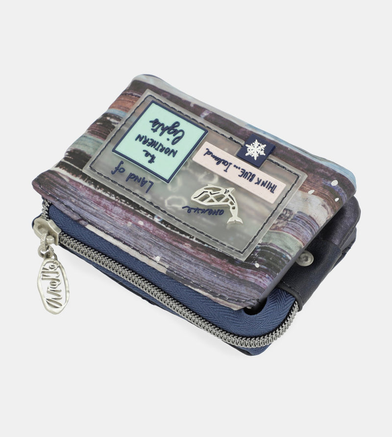 Nature Ocean triple compartment purse