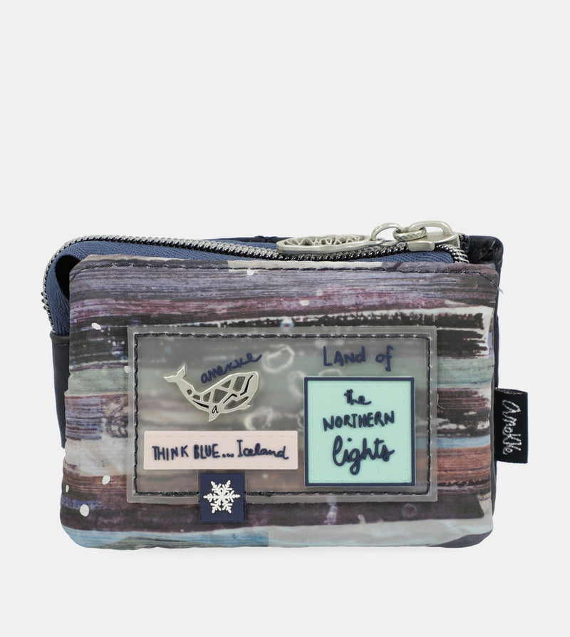 Nature Ocean triple compartment purse