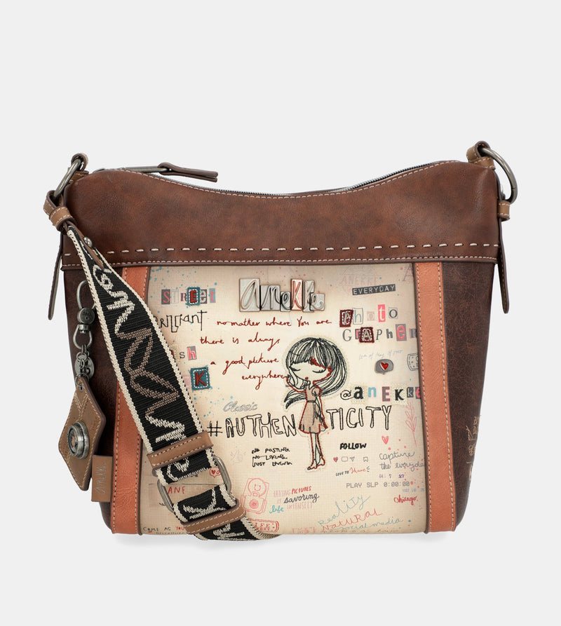 Authenticity crossbody bag