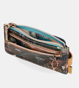 Coral black Card holder