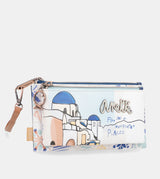 Sunrise Wallet purse with hand strap