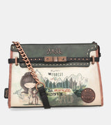 The Forest shoulder bag with metallic appliqués